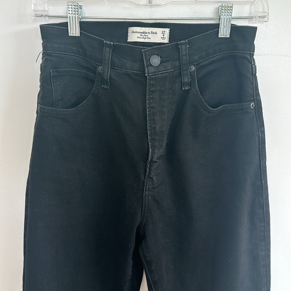 Abercrombie & Fitch Black Flare Jeans - Picture 3 of 9